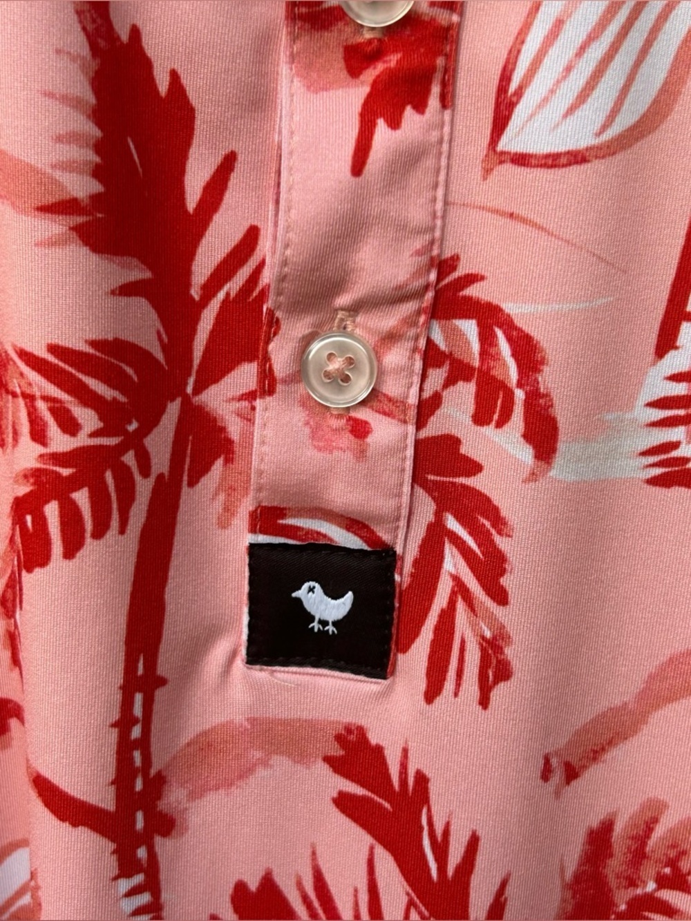 Bad Birdie Ricky Rose Golf Polo Core Performance Men's Size S - Picture 8 of 9